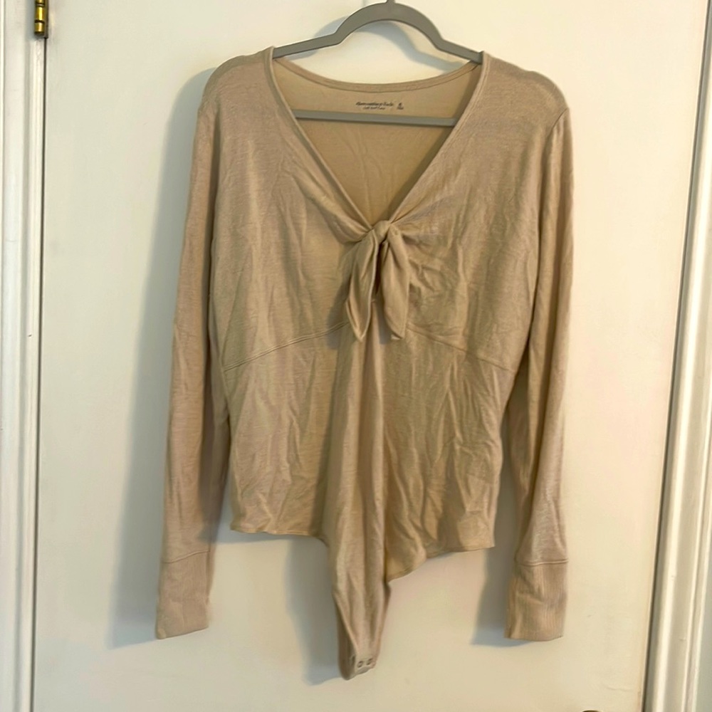 Abercrombie and Fitch Long Sleeve Bodysuit
